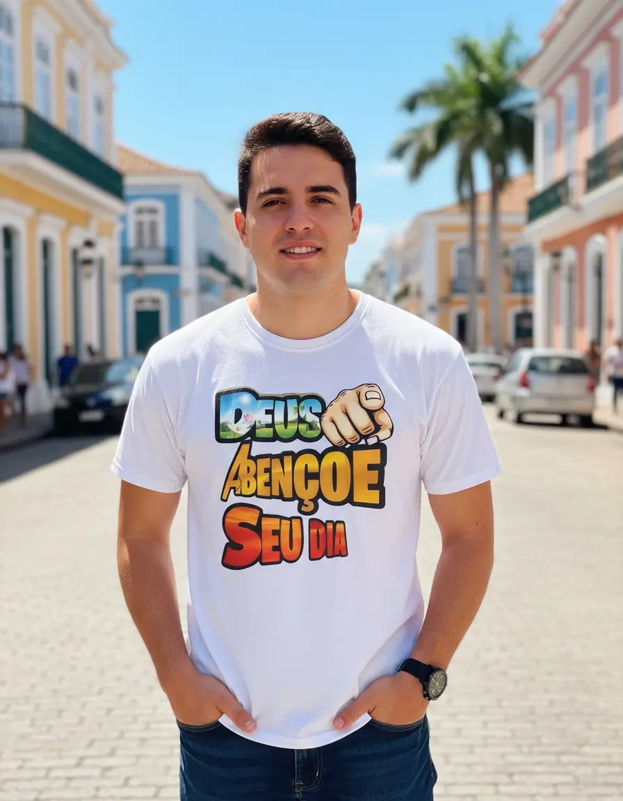 Camisa Deus abençoe seu dia (0023)