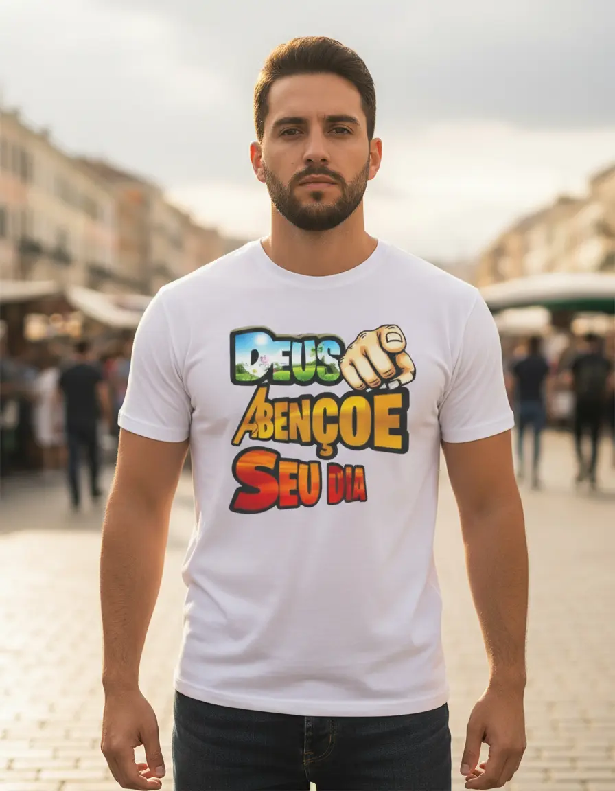 Camisa Deus abençoe seu dia (0023) - Imagem 4