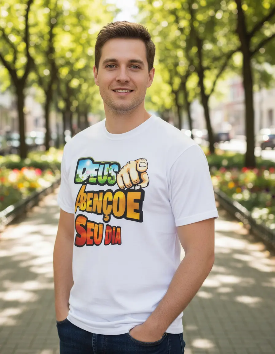 Camisa Deus abençoe seu dia (0023) - Imagem 3