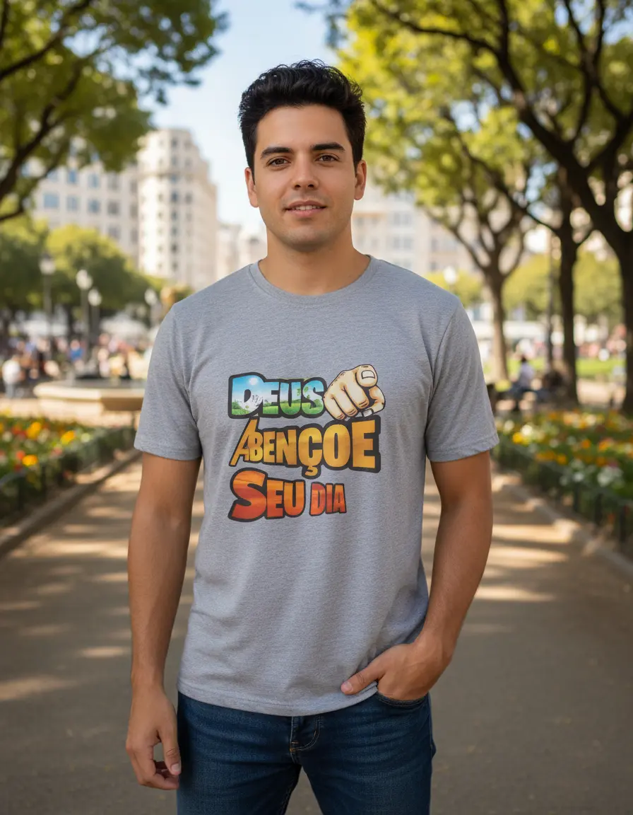Camisa Deus abençoe seu dia (0023) - Imagem 7