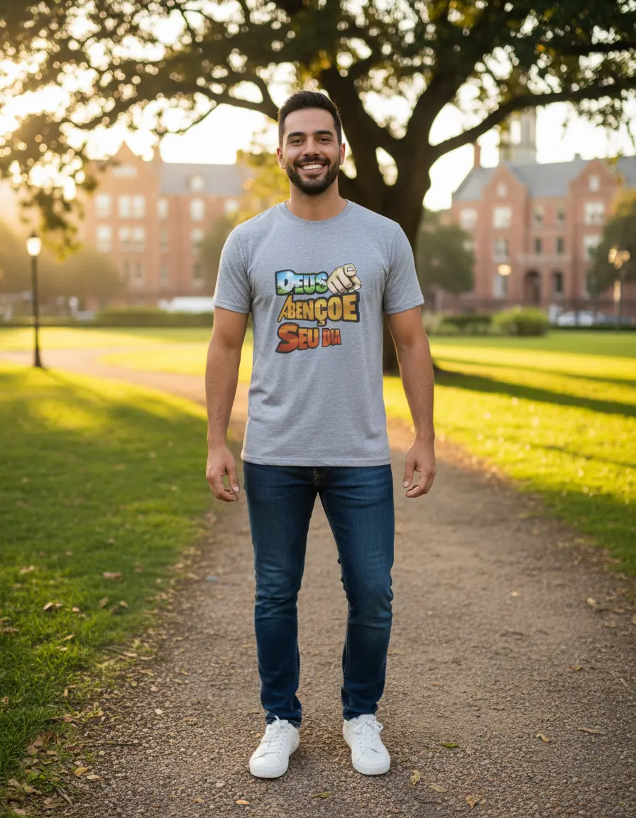 Camisa Deus abençoe seu dia (0023) - Imagem 8