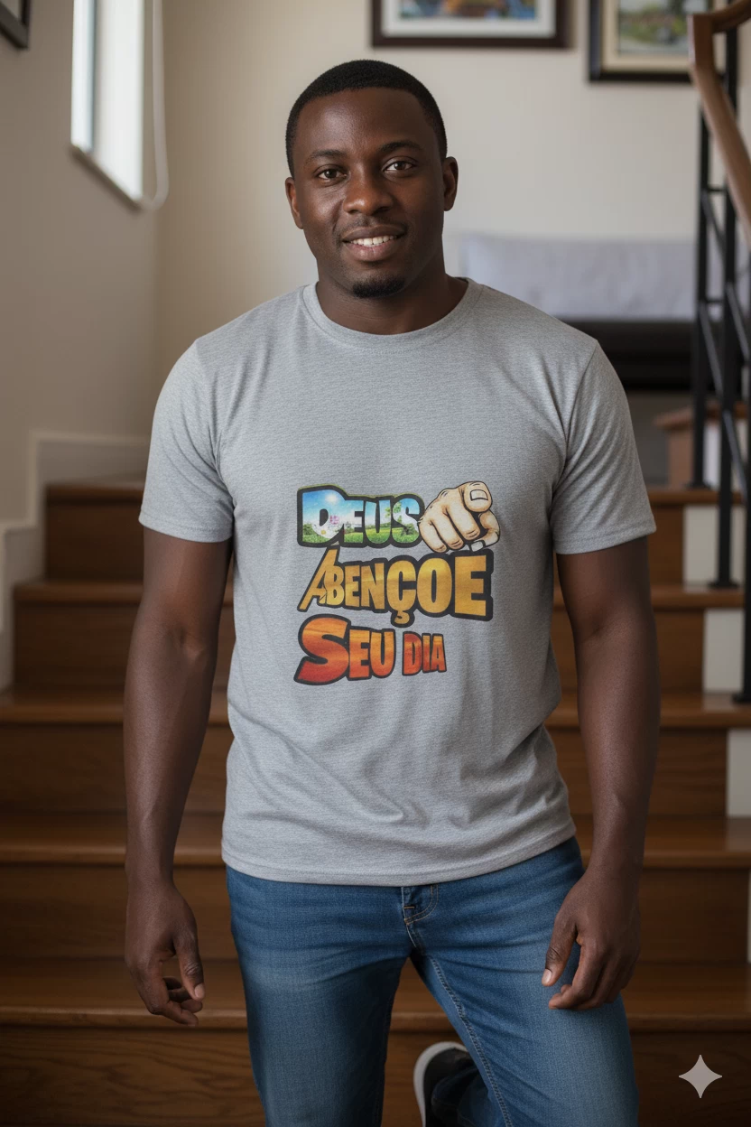 Camisa Deus abençoe seu dia (0023) - Imagem 6