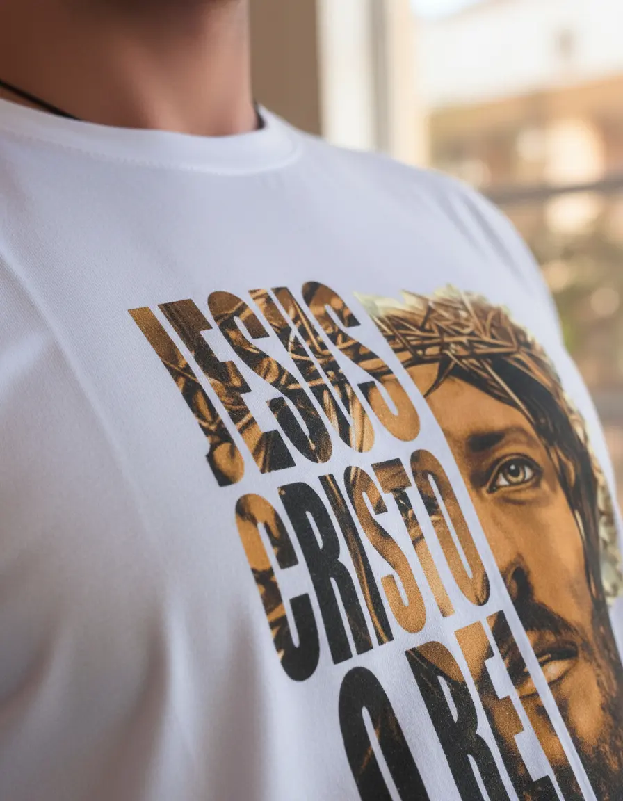 Camisa Jesus Cristo Rei dos Reis (0047) - Imagem 6
