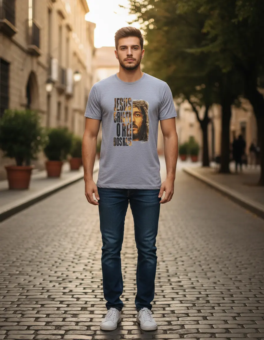 Camisa Jesus Cristo Rei dos Reis (0047)