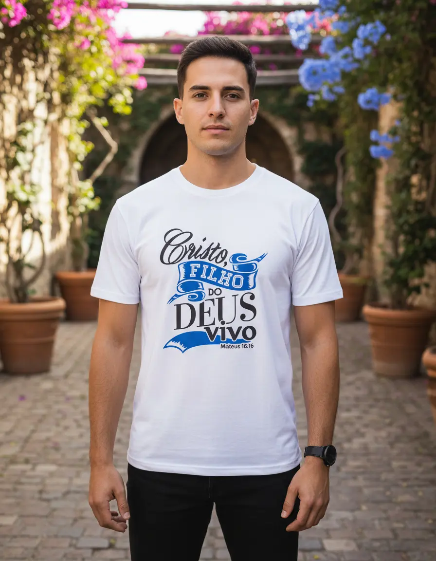 Camisa Cristo Filho do Deus Vivo (0048) - Imagem 2
