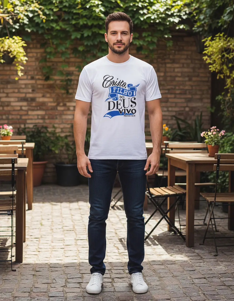 Camisa Cristo Filho do Deus Vivo (0048) - Imagem 4