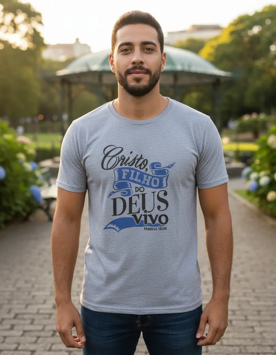 Camisa Cristo Filho do Deus Vivo (0048) - Imagem 9