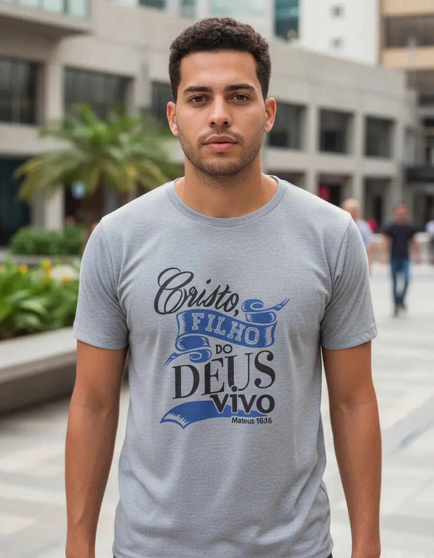 Camisa Cristo Filho do Deus Vivo (0048) - Imagem 7