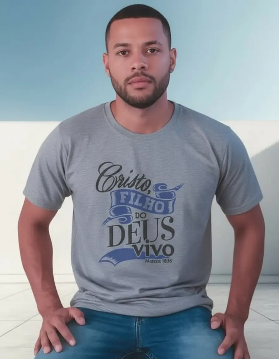 Camisa Cristo Filho do Deus Vivo (0048) - Imagem 8