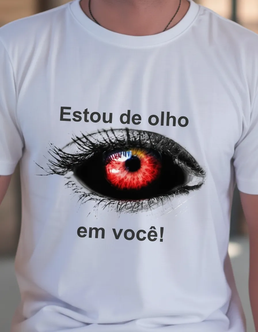 Camisa Estou de olho em você (0503) - Imagem 10
