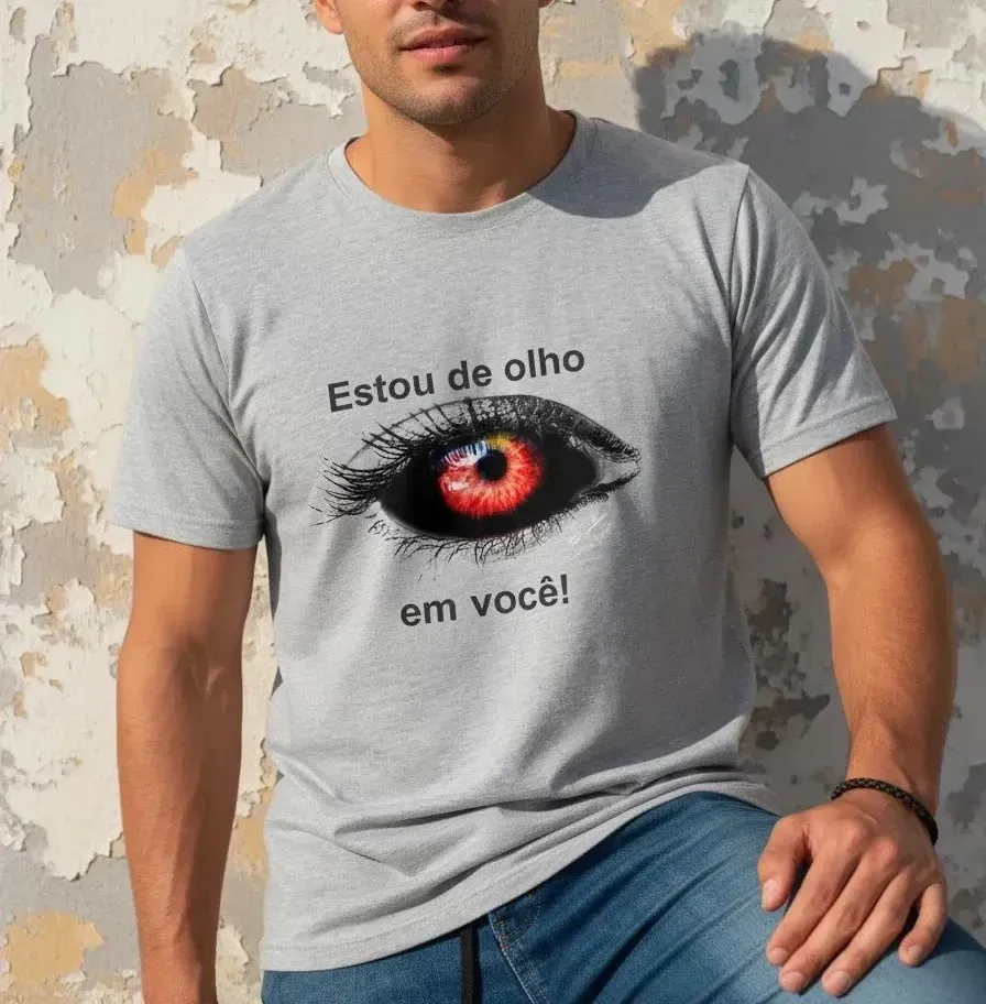 Camisa Estou de olho em você (0503) - Imagem 7