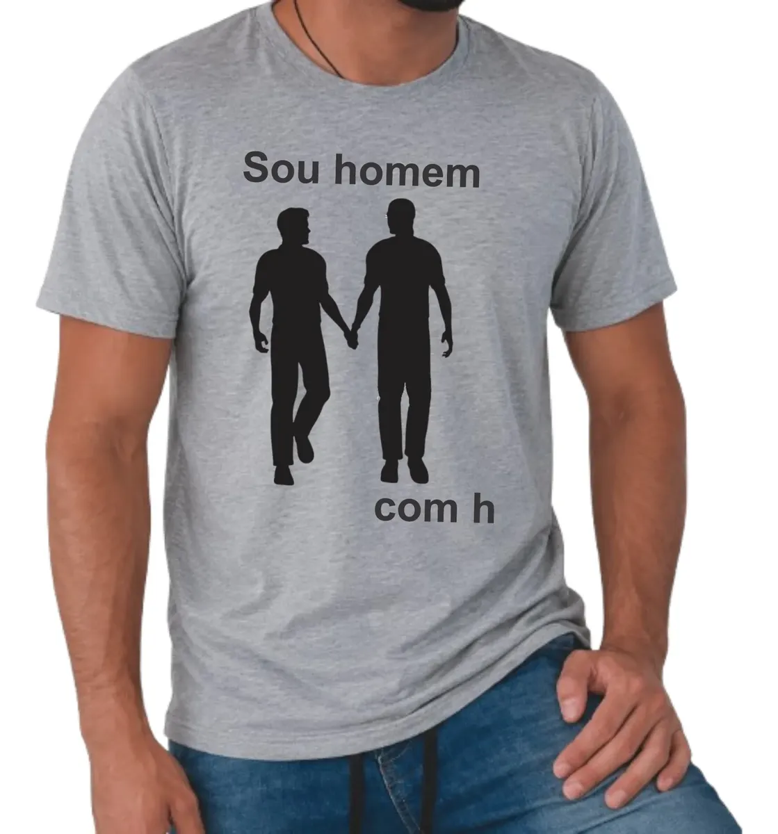 Camisa Sou homem com h (0500) - Imagem 11