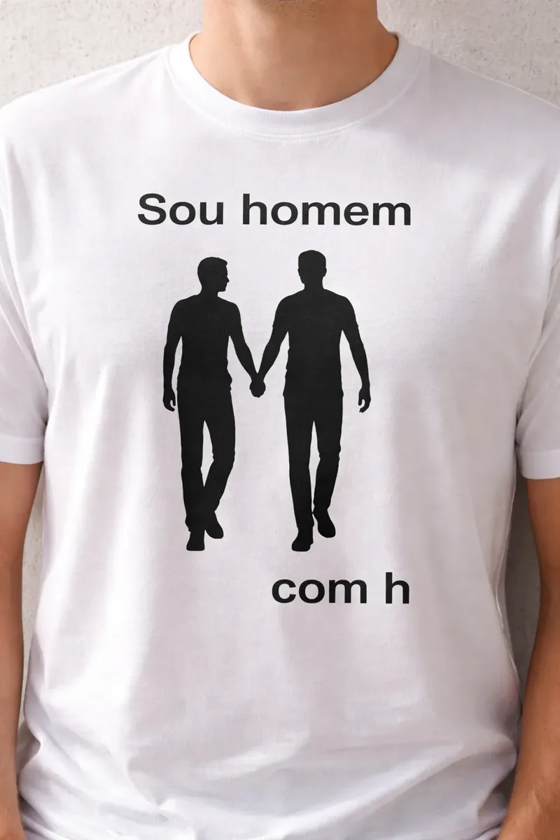 Camisa Sou homem com h (0500) - Imagem 7