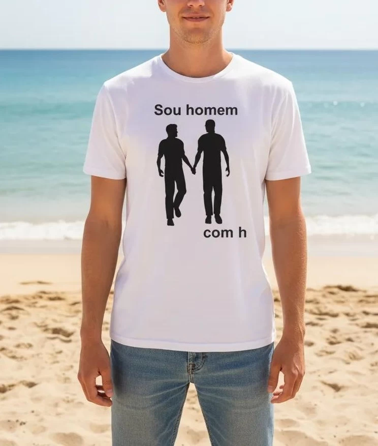 Camisa Sou homem com h (0500)