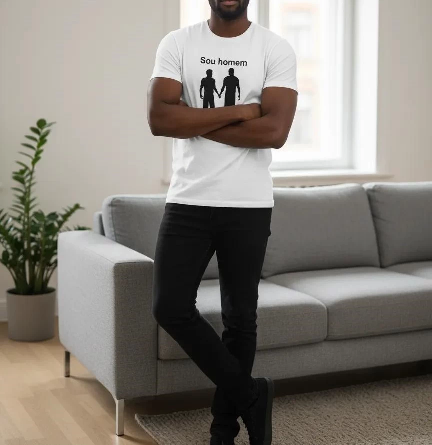 Camisa Sou homem com h (0500) - Imagem 5