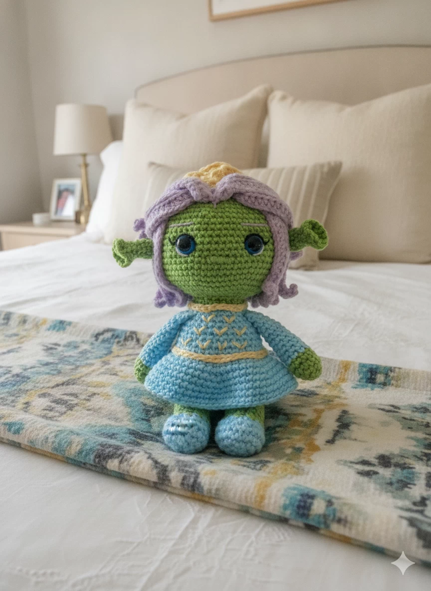 Amigurumi Doris - Shrek (0601) - Imagem 4