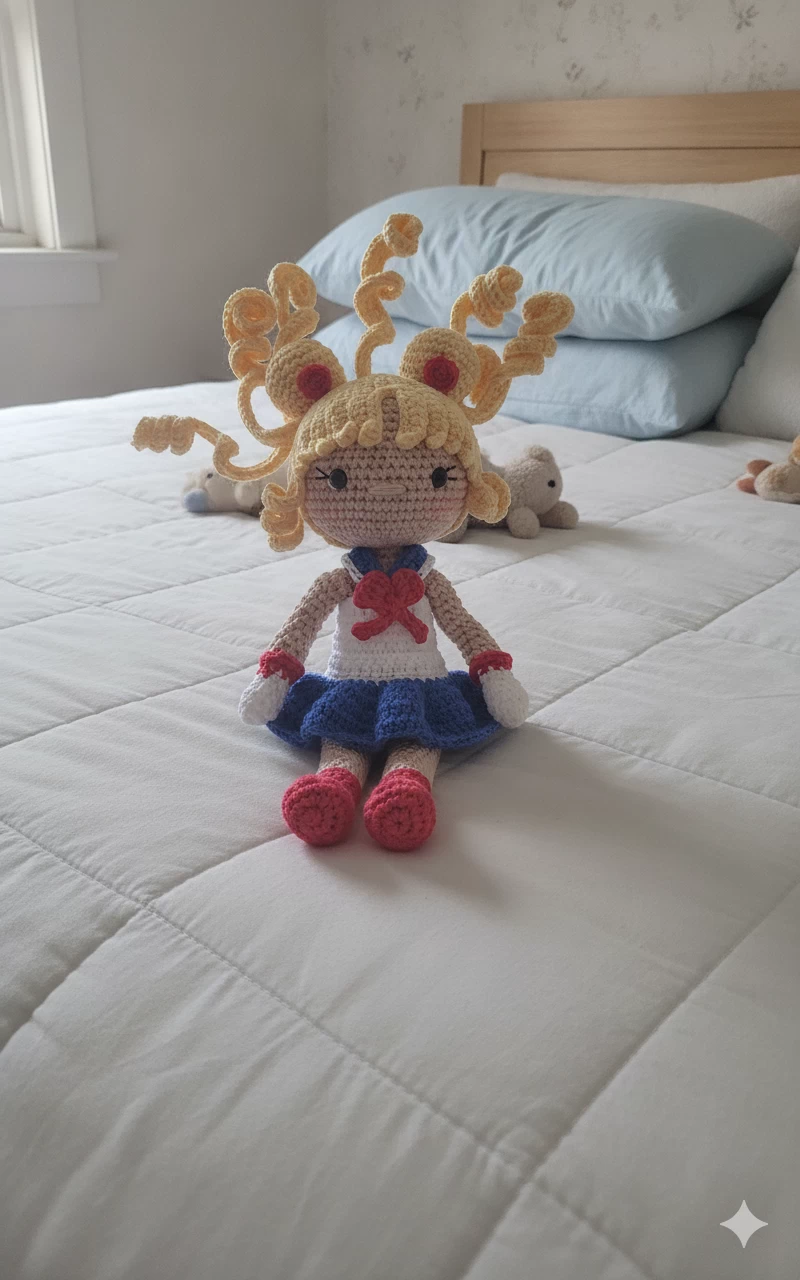 Amigurumi Bonequinha (0603) - Imagem 5