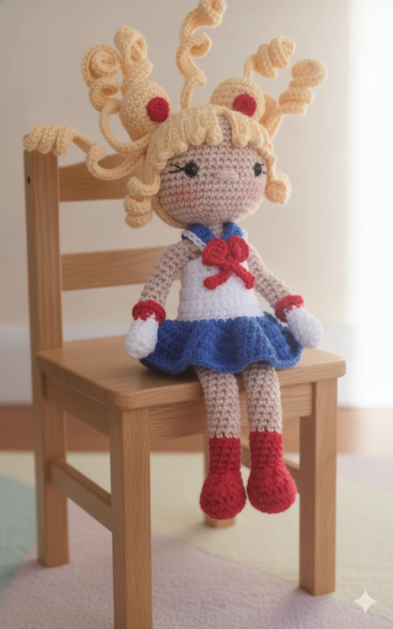 Amigurumi Bonequinha (0603) - Imagem 3