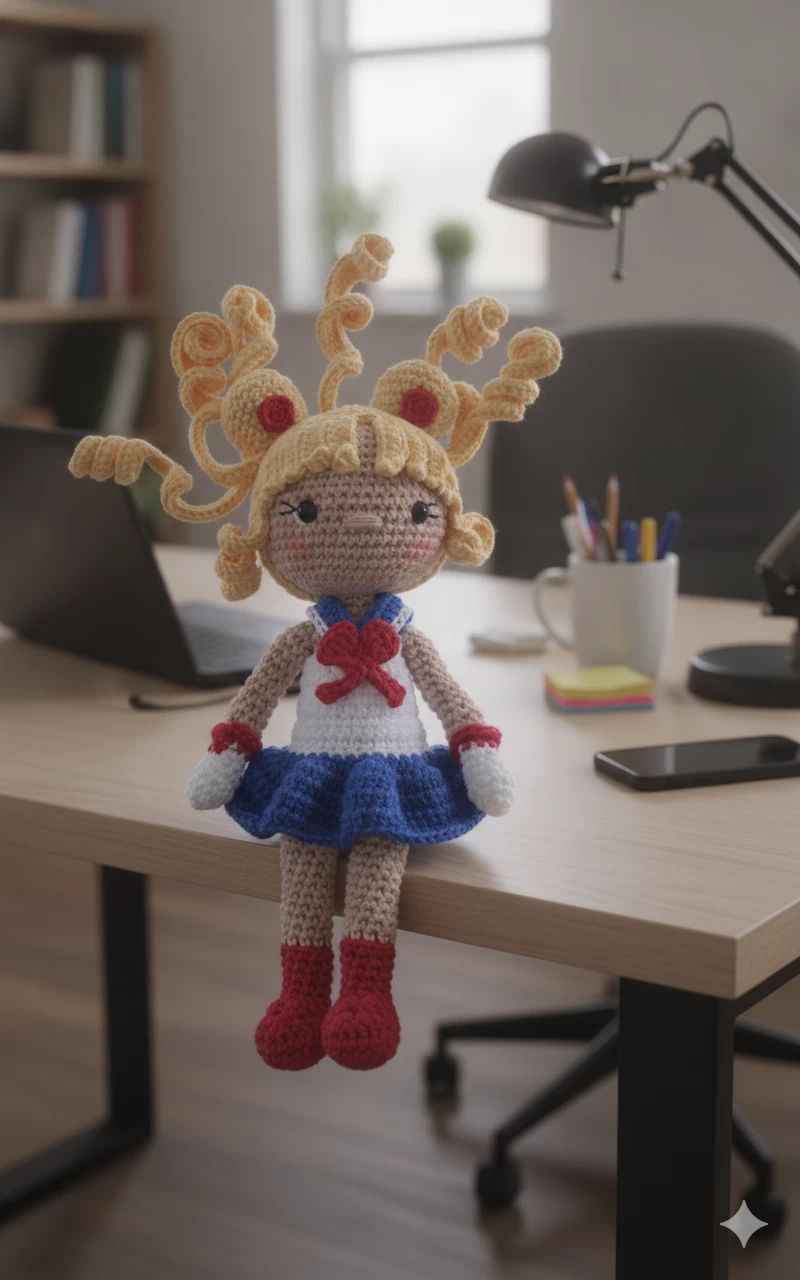 Amigurumi Bonequinha (0603) - Imagem 2