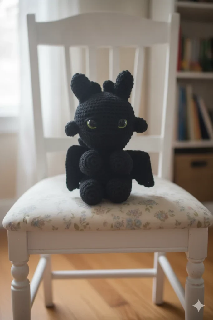 Amigurumi Fúria da Noite - Banguela (0604)