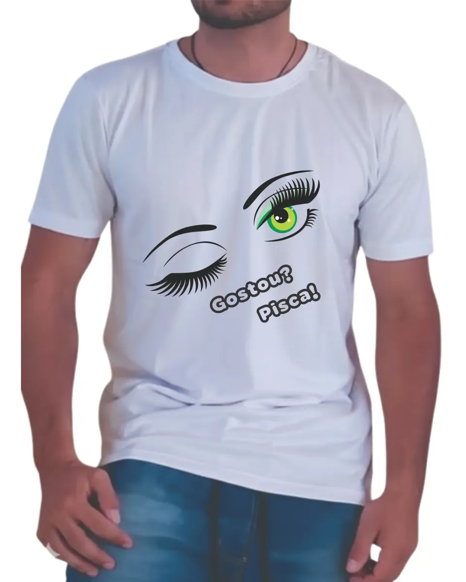 Camisa Gostou? Pisca! (0504) - Imagem 5