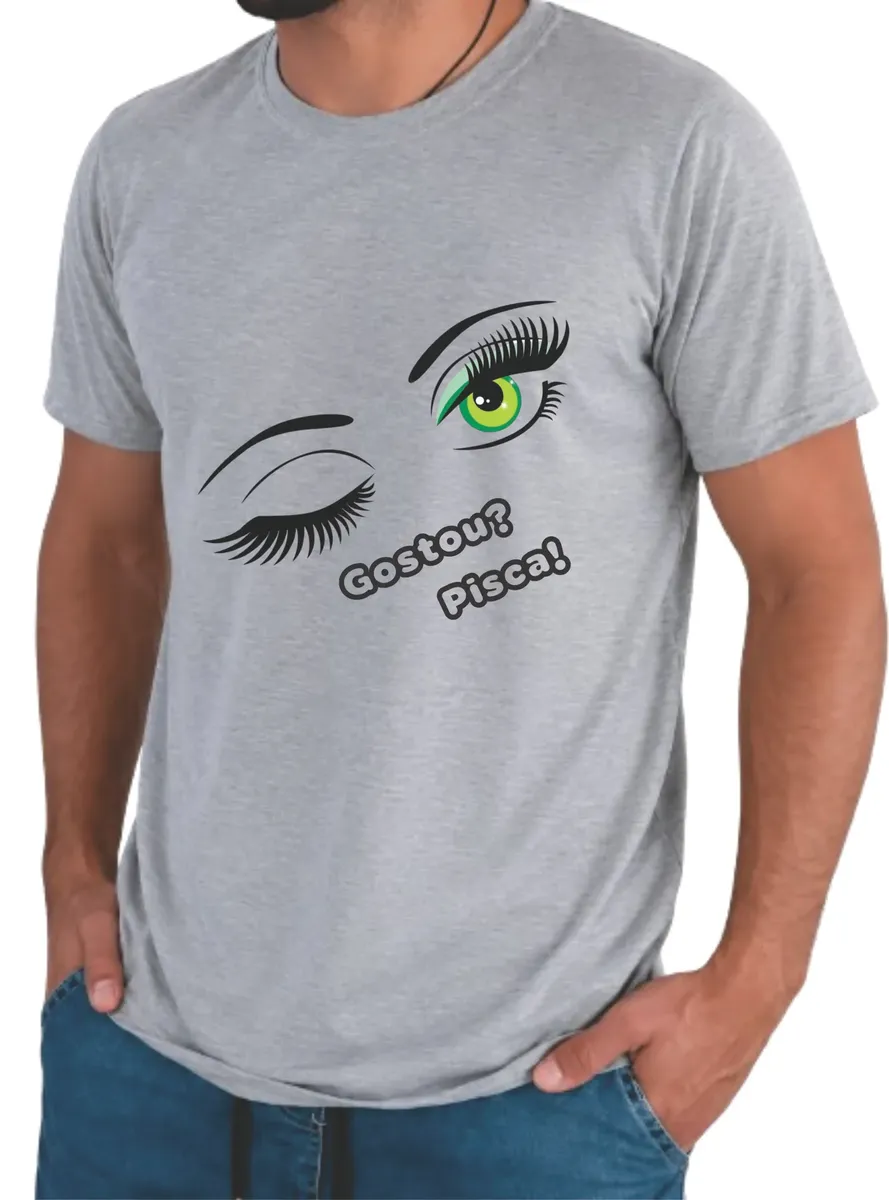 Camisa Gostou? Pisca! (0504) - Imagem 7