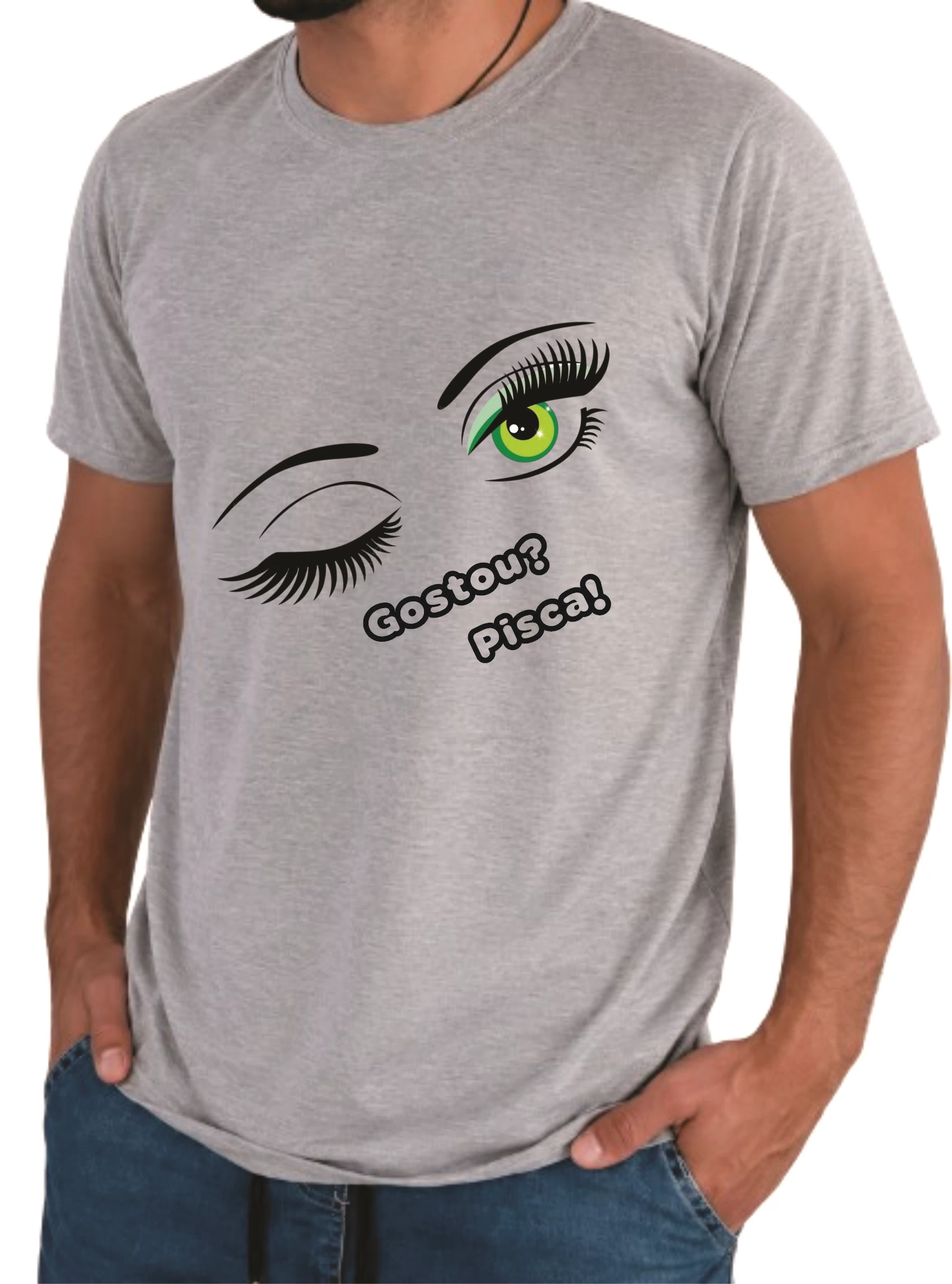 Camisa Gostou? Pisca! (0504) - Imagem 6