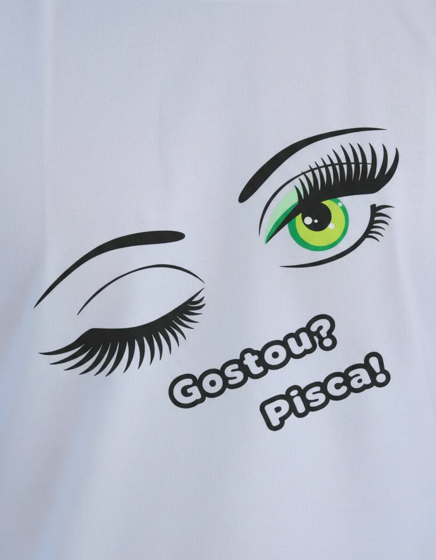 Camisa Gostou? Pisca! (0504) - Imagem 9