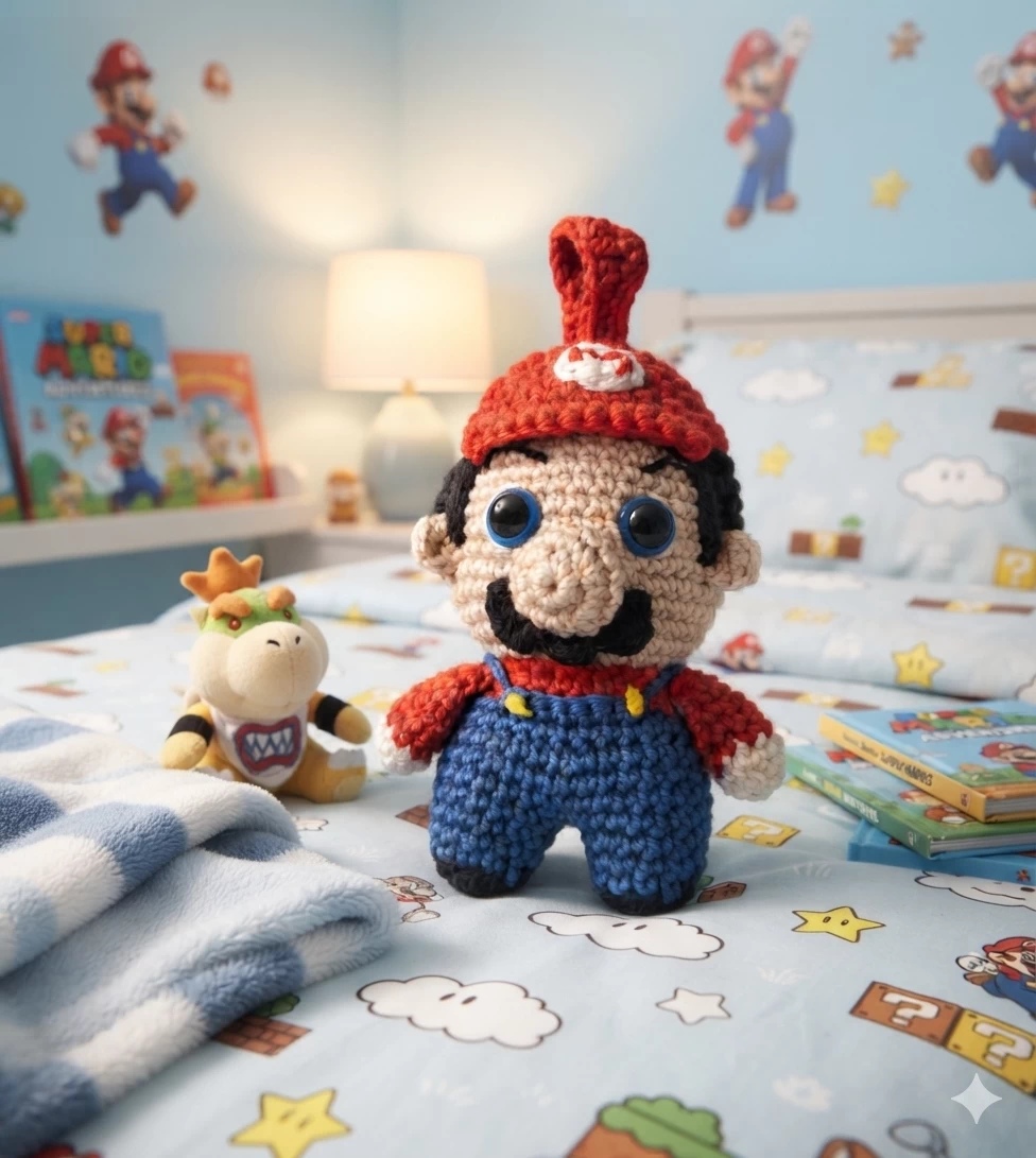 Amigurumi Mario Bros (0609) - Imagem 2