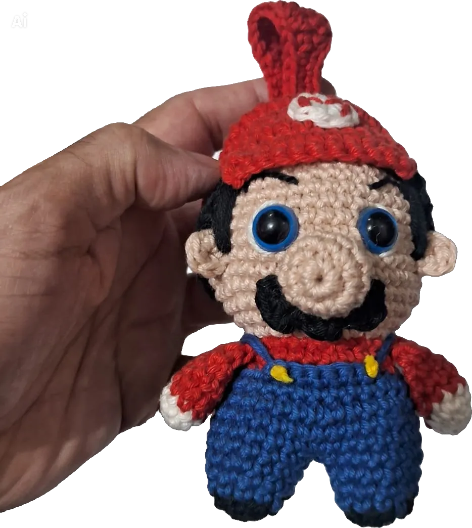 Amigurumi Mario Bros (0609) - Imagem 5