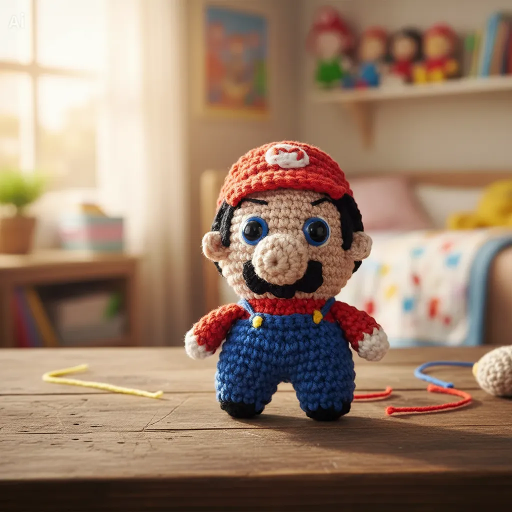 Amigurumi Mario Bros (0609) - Imagem 4