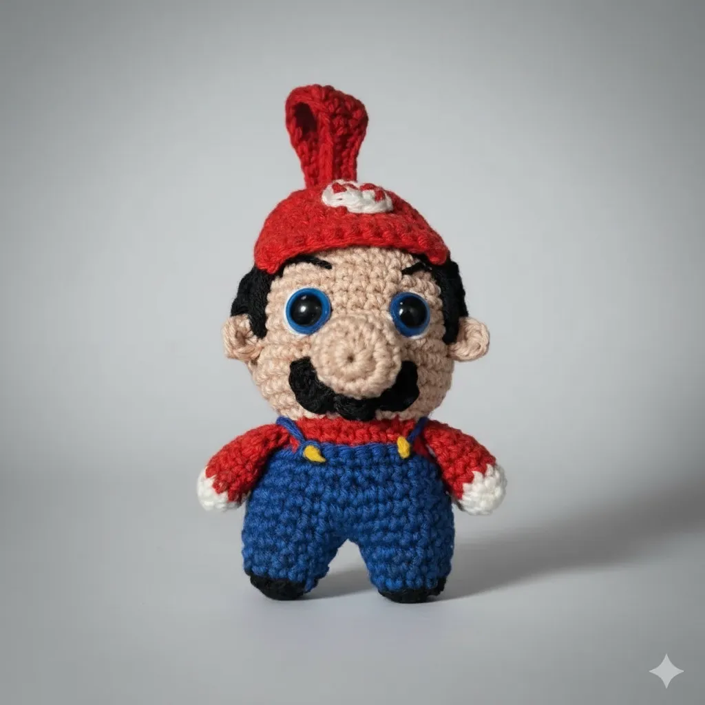 Amigurumi Mario Bros (0609) - Imagem 7