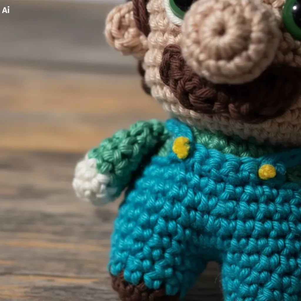 Amigurumi Luigi (0610) - Imagem 3