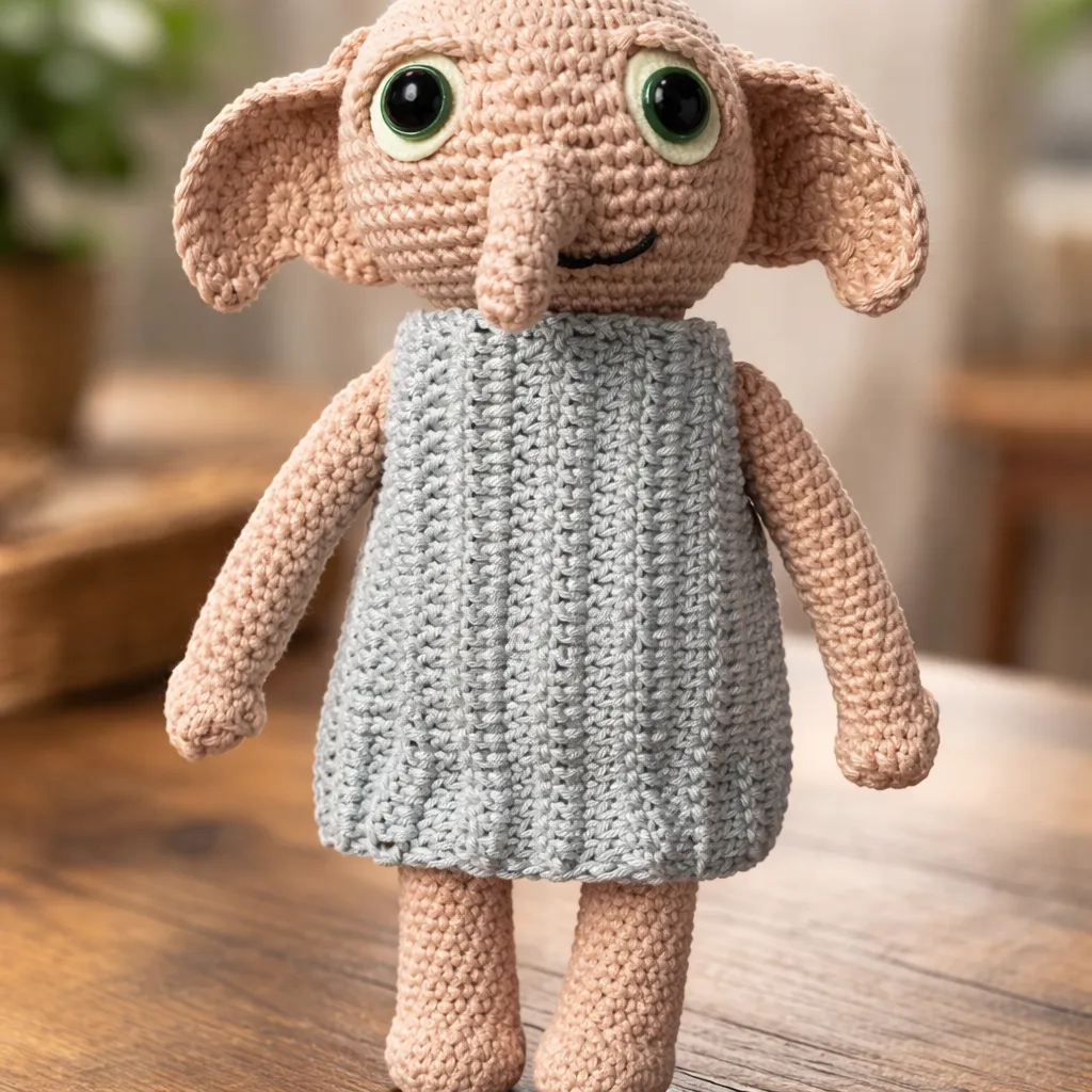 Amigurumi Dobby (0612) - Imagem 3